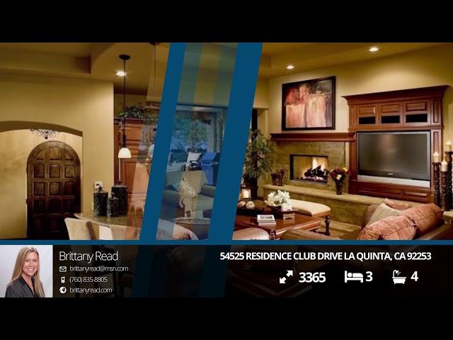 54525 Residence Club Drive La Quinta, CA 92253 | Brittany Read | Search Homes for Sale