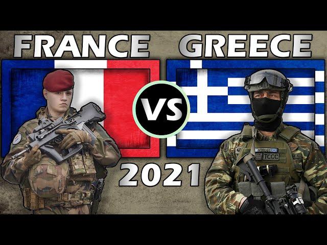 France vs Greece Military Power Comparison 2021