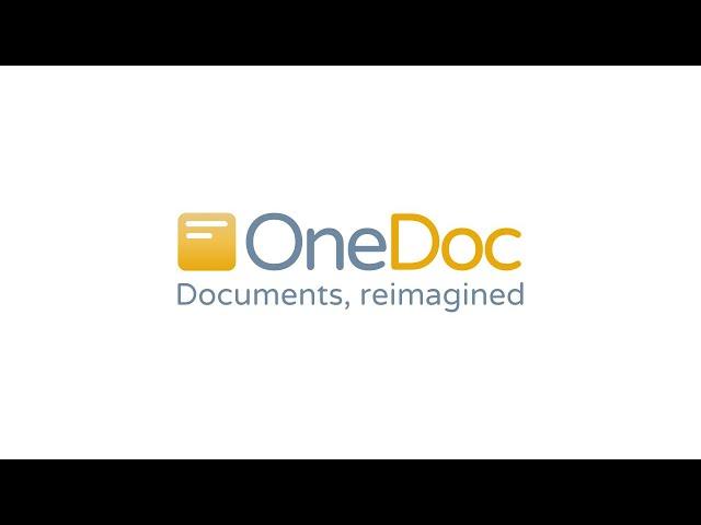 OneDoc by BIZTBAA | Dynamic document generation | Documents, reimagined