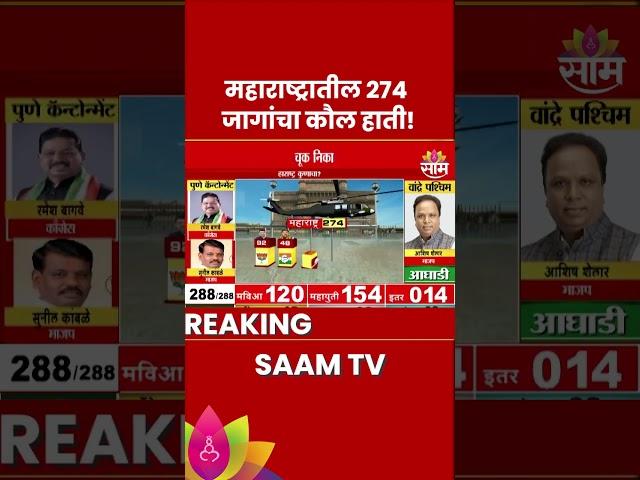 Vidhansabha election result 2024: महाराष्ट्रात 274 जागांचा कौल कुणाला?