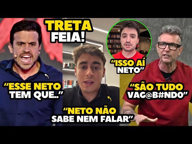 TRETA! NETO AT4CA BOLSONARISTAS E FELIPE NETO DEFENDE!! PABLO MARÇAL x NETO x NIKOLAS FERREIRA