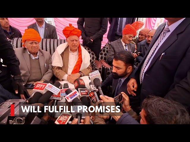 NC Govt Will Fulfill Promises Made In Manifesto: Farooq Abdullah