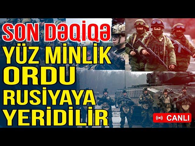 Yüz minlik ordu Rusiyaya yeridilir - Dəhşətli SAVAŞ başlayır - Xəbəriniz var? - Media Turk TV