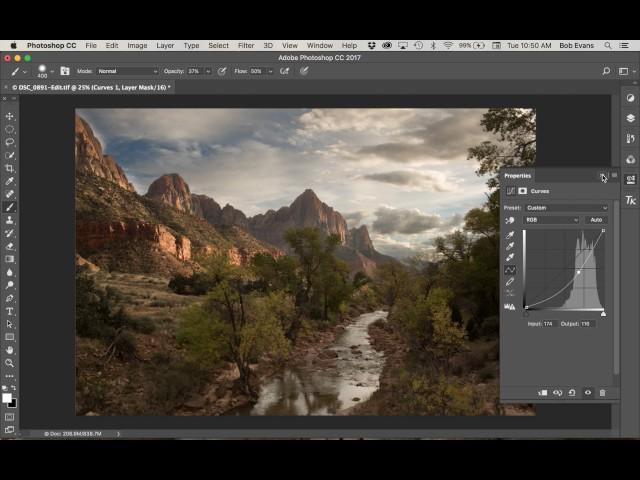 Luminosity Blending of 3 images