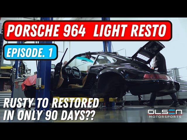 Porsche 964 Light Resto  I  90 Day Resto  I  Episode .1