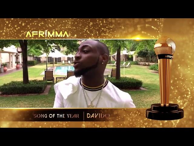 Afrimma 2017 Song of the Year - Davido