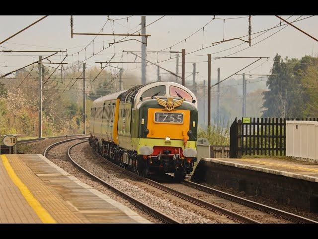 D9000 Royal Scots Grey | ECML Deltic! Royal Scots Grey Special Kings X-Edinburgh Fri 21st April 2023