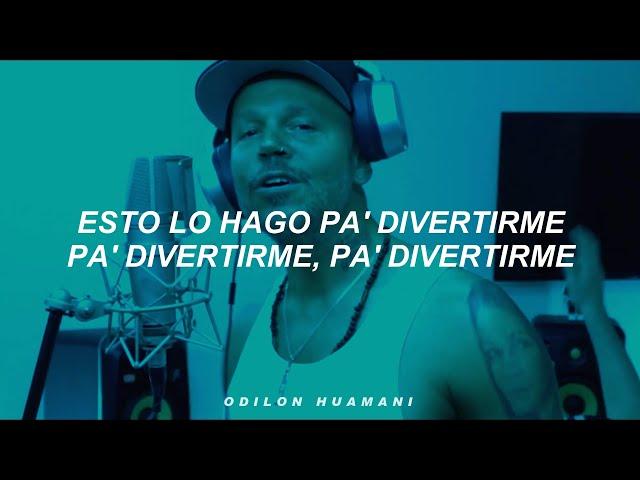 RESIDENTE || BZRP Music Sessions #49 (Letra) Esto lo hago pa divertirme