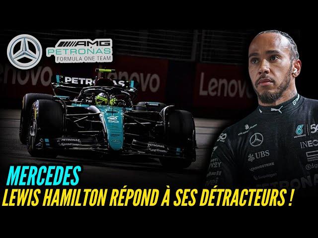 COUP DE TONNERRE : LEWIS HAMILTON RÉPOND AU DÉTRACTEURS DE MERCEDES !