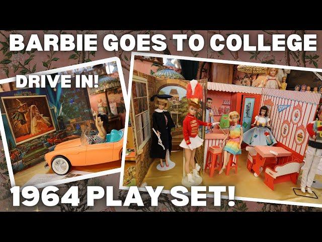 Barbie's College Dorm Life in 1964: A Vintage Set You Need to See!