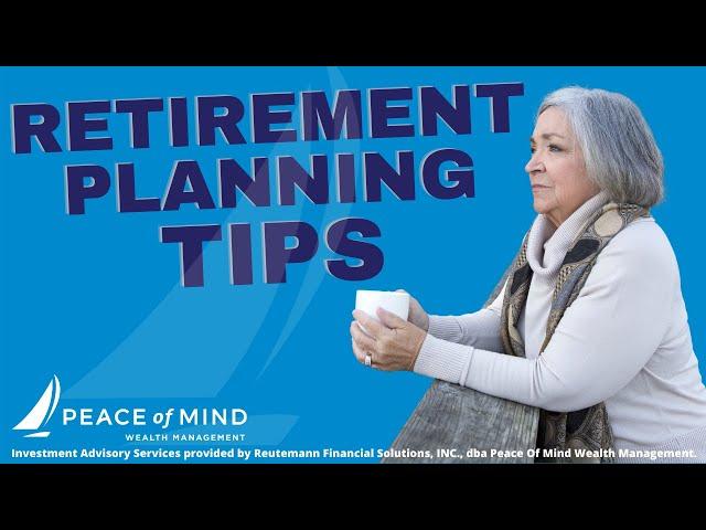 RETIREMENT PLANNING TIPS FOR AGE 59+