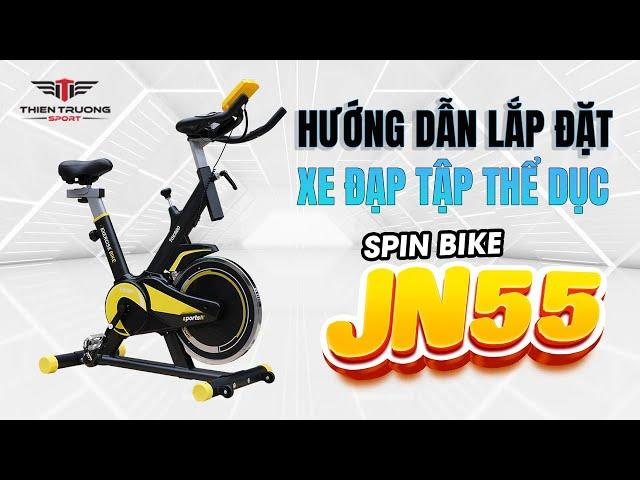 Hướng dẫn lắp đặt xe đạp tập thể dục Spin Bike JN55 đúng cách