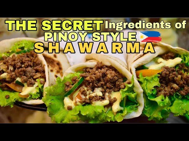 SHAWARMA | SECRET RECIPE FOR NEGOSYO with COSTING | HOMEMADE GARLIC SAUCE & HOMEMADE PITA BREAD