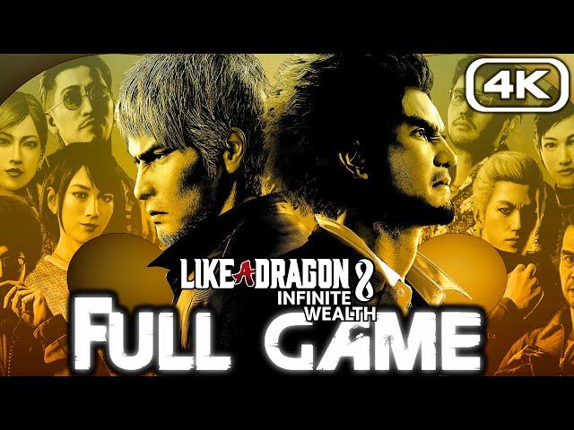 LIKE A DRAGON INFINITE WEALTH Gameplay Walkthrough FULL GAME (4K ULTRA HD) No Commentary