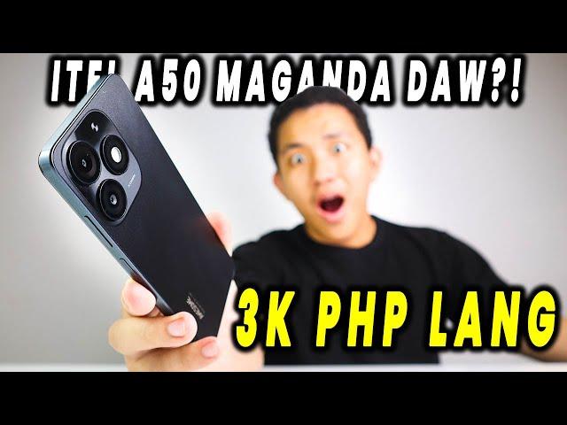 ITEL A50- 3K PHP LANG?! + GIVEAWAY