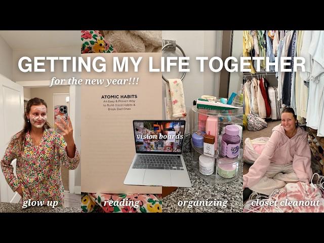 getting my life together for 2025!  closet cleanout, vision boards, & starting fresh!