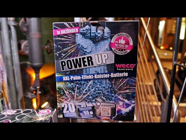 Lidl Feuerwerk Silvester 2018 Neuheit Power Up Batterie Weco PyroExtremGermany