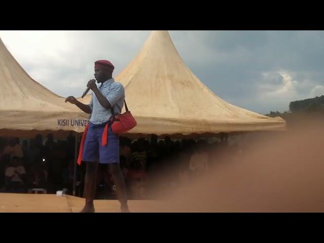 HILARIOUS COMEDY PERFORMANCE BY ABADACARETAKER AT KISII UNIVERSITY ON ORIENTATION OF FIRST YEARS