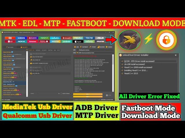 All Usb Driver Installation | Mobile Unlocking Usb Driver Download | Unlock Tool Usb Driver Download