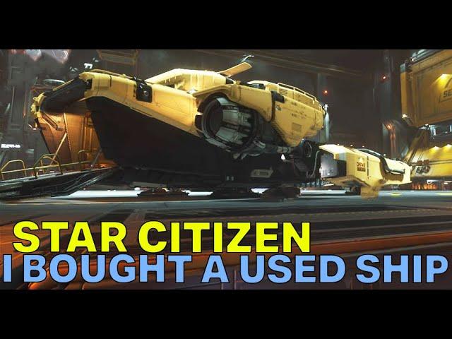 I bought a second hand ship in game!