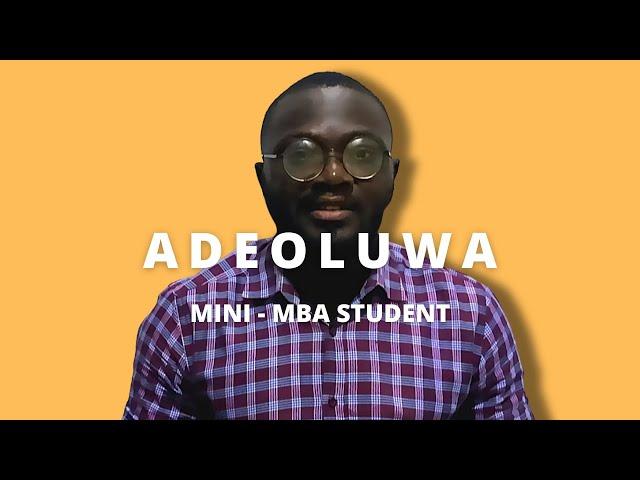 Adeoluwa's Experience with IIENSTITU's Mini-MBA: Expanding Job Possibilities (EU-Recognized)