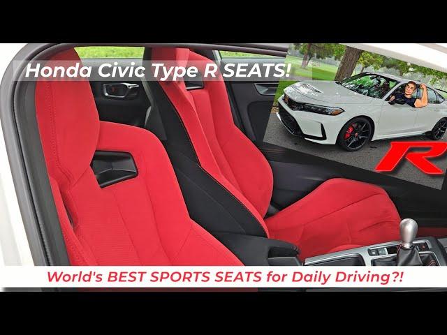 Civic Type R Seats are SO GOOD they are NEXT LEVEL! Integra Type S Owner: BEST IN WORLD?!