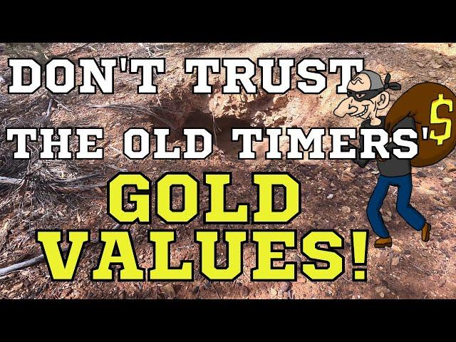 Don't Trust The Old Timers' Gold Mine Values | Gold Prospecting | Western Australia