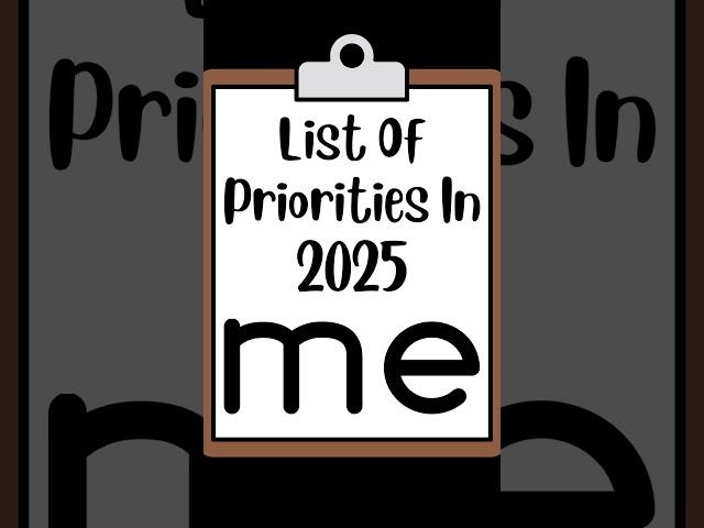 Put this as your Number 1 priority Happy New Year 2025