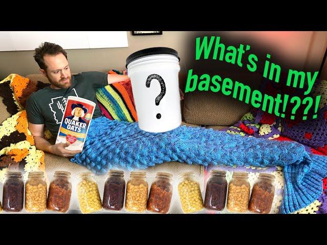 My Vegan Basement Food Storage Tour!