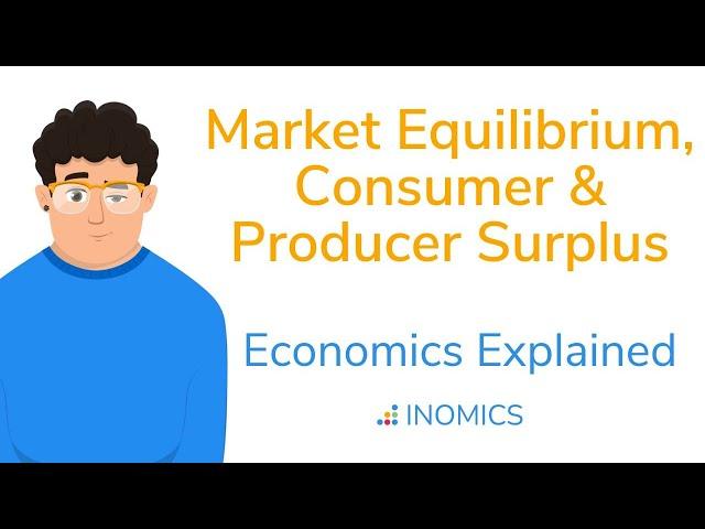 Market Equilibrium, Consumer & Producer Surplus | Economics Explained