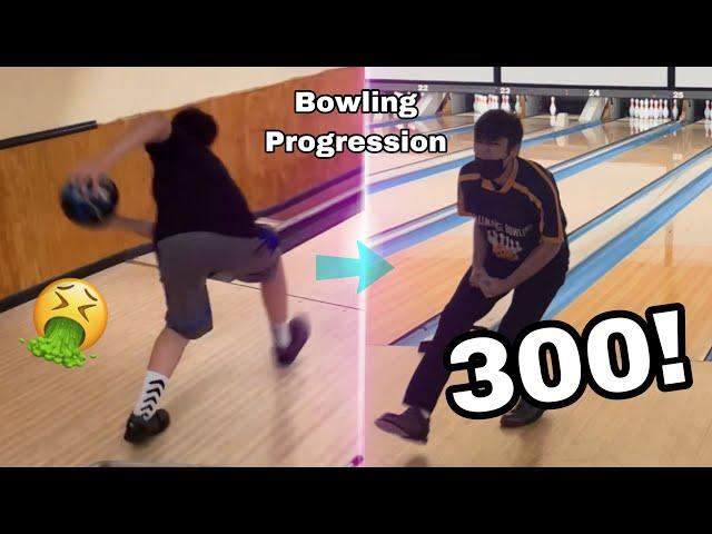 Two-Handed Bowling Progression (3 Years)