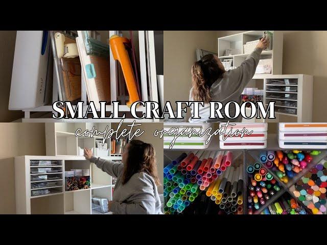 COMPLETE craft room organization // taking my viewers suggestions and reorganizing my space