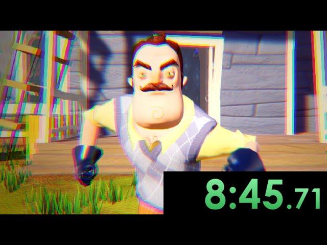 Hello Neighbor speedruns are incredibly broken