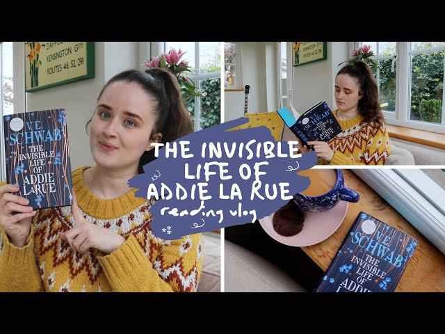 FINALLY READING THE INVISIBLE LIFE OF ADDIE LA RUE // reading vlog