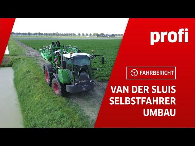 Self-propelled field sprayer Van der Sluis as conversion | profi #driving report