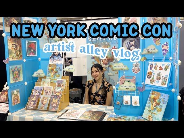 New York Comic Con Artist Alley VLOG! please watch or I won't make any more of these lol NYCC 2023