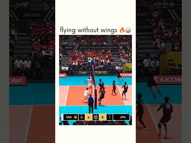 EPIC FLYING SCORE  #volleyball #voleybol #ball #balloon #sports #athlete #shorts #fyp #love