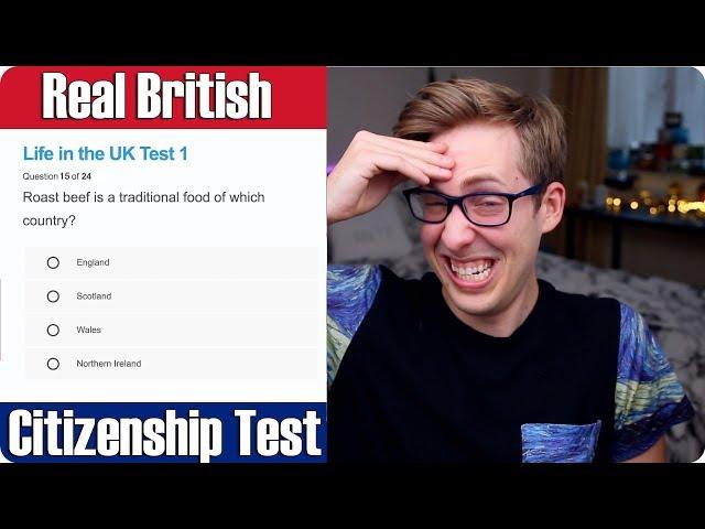 American Takes REAL British Citizenship Test | Evan Edinger