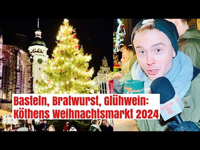 Weihnachtsmarkt 2024: Köthen feiert auf dem Marktplatz! 