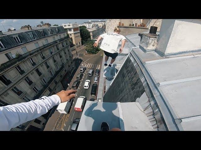 Paris Rooftop Parkour POV 