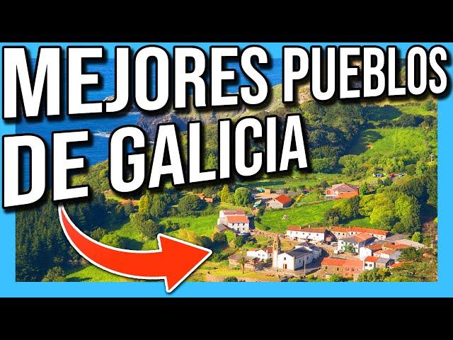 ️ PUEBLOS más BONITOS que ver en GALICIA ⬅️ A Coruña ️ Ourense  Lugo  Pontevedra 