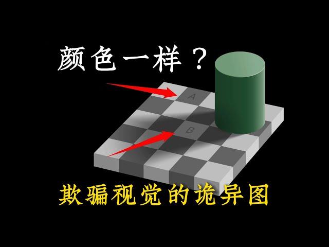 【壹口氣系列】38個詭異的視覺錯覺，看完還敢相信眼睛嗎？