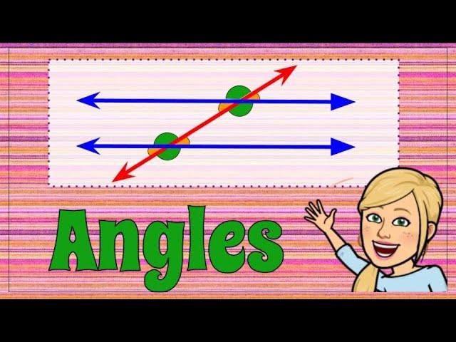 Angles formed by Parallel Lines Cut by a Transversal | 8.G.A.5 