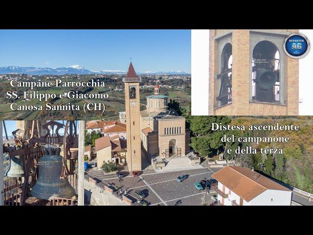 Parish bell of SS. Filippo and Giacomo - Canosa Sannita (CH) ABRUZZO (DRONE)