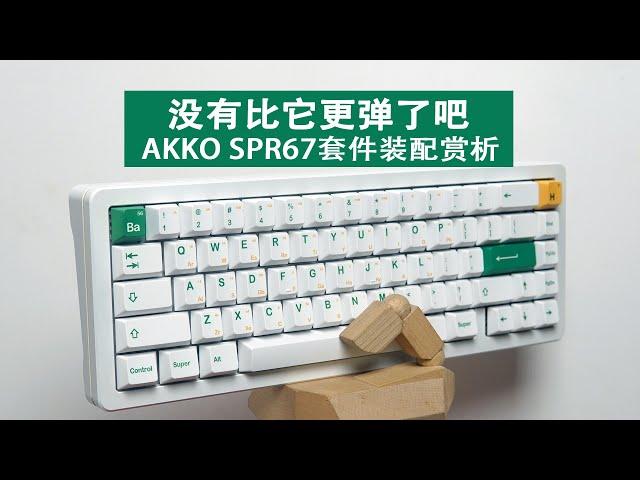 Spring Mount AKKO SPR67 Mechanical Keyboard Kit Build