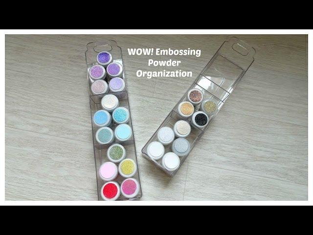 WOW! Embossing Powder Organization