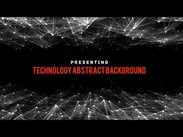 Black video abstract polygonal background loop HD