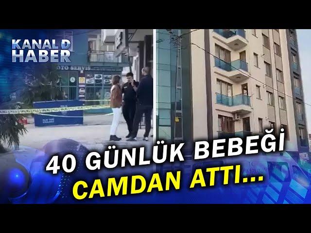 Kan Donduran Olay: Down Sendromlu Genç 40 Günlük Bebeği Camdan Attı...