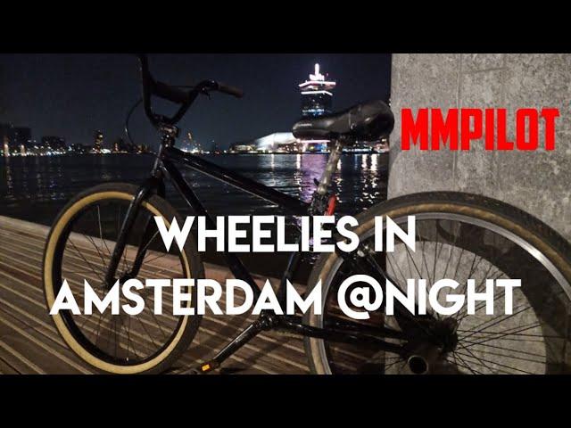 wheelie Wednesday on a Haro pistol 26" wheelie bike in Amsterdam Centre.