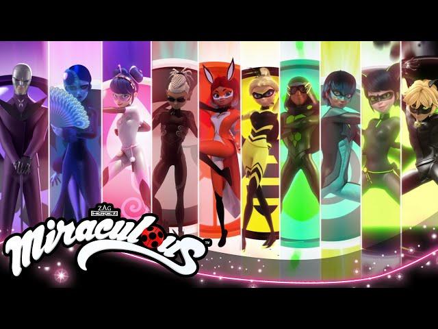 MIRACULOUS |  TRANSFORMACIONES  | Las Aventuras de Ladybug